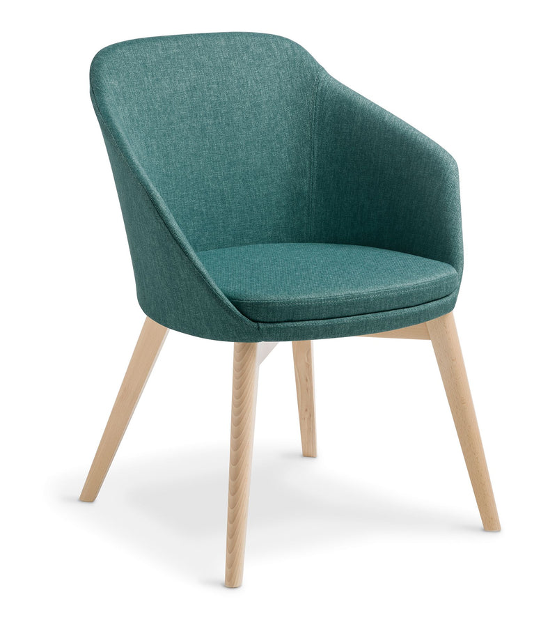 Load image into Gallery viewer, Eden Talia Timber Base Chair
