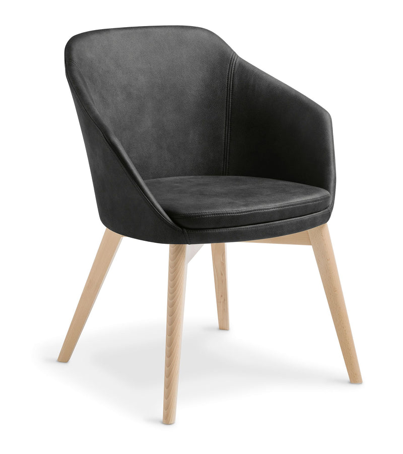 Load image into Gallery viewer, Eden Talia Timber Base Chair
