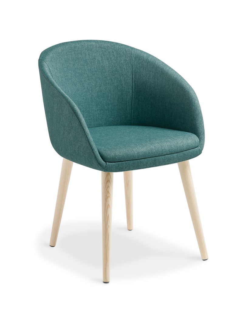 Load image into Gallery viewer, Eden Aria Timber Legs Chair
